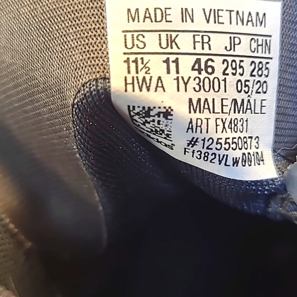 Adidas Response Super 5.0 Gray Black Men's Athletic Shoes Art FX4831 - Picture 10 of 10